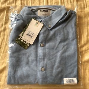 Brand new Linksoul Mens long sleeve button down (large)